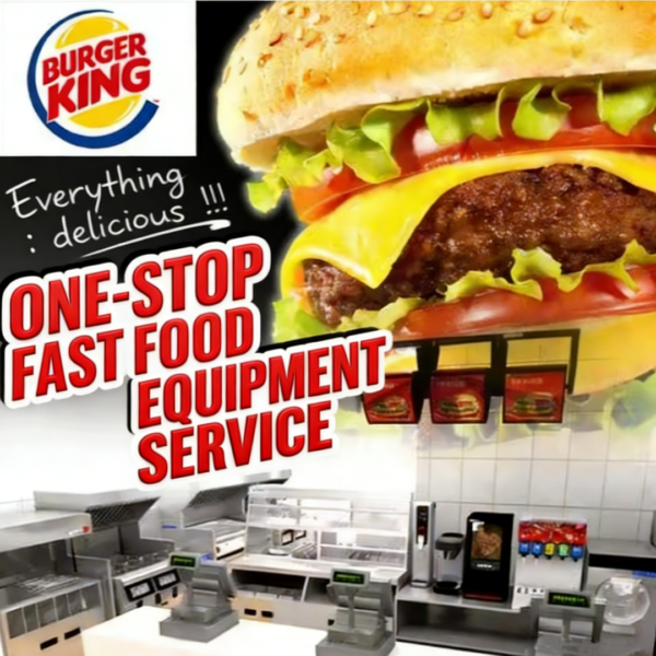 FF15 1 Commercial One-stop Purchase Service Professional kfc Fast Food Cafe Catering Equipment&restaurant Design with Competitive Price