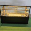 High Transparent Four Sided Defogging Glass Commercial Cake Display Showcase LED Lighting Automatic Defrost Energy Refrigerant