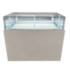 Countertop Glass Display Cabinet for Cakes Single Layer Flat Storage Digital Temperature Controller for Pastry Chiller