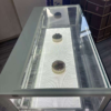 Countertop Glass Display Cabinet for Cakes Single Layer Flat Storage Digital Temperature Controller for Pastry Chiller