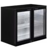 LG-280HG 1 Commercial Two Door Beverage Display Cooler Magnetic Sealed Glass Door Low Power Consumption for Convenience Store Retail