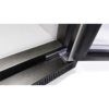 Black Commercial Counter Double Sliding Glass Door Beverage Display Cooler Adjustable Shelves Digital Temperature Panel for Bar