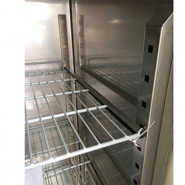 Commercial Industrial 650L Vertical Freezer Kitchen Equipment R290 Fan Cooling Single-Temperature Containerized Blast Freezer