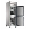zhutu TTwo Door Upright Stainless Steel Bakery Tray Freezer for Pastry Shop Dough Storage Commercial Kitchen Refrigeration Equipment