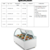 Freestanding Refrigerated Deli Showcase Anti Fog Curved Glass Mobile Casters Digital Temperature Control High Efficiency