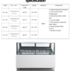 High Capacity Commercial Display Freezer for Ice Cream Imported Compressor Dual Automatic Defrost Marble Base