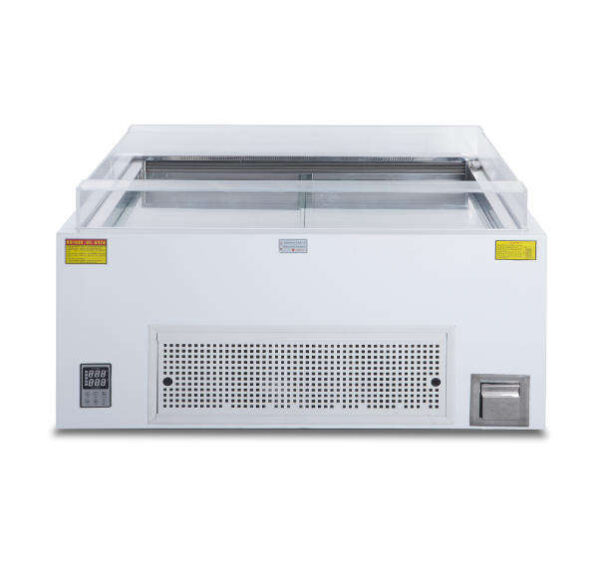 Multi Size Flat Open Sandwich Display Cooler R134a Refrigerant Digital Display Stainless Steel Commercial Deli Fruit Salad Ultra