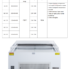 Multi Size Flat Open Sandwich Display Cooler R134a Refrigerant Digital Display Stainless Steel Commercial Deli Fruit Salad Ultra